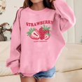 thumbnail image 2 of Hwmodou Toddler Girls Graphic Sweatshirts Kids Graphic Prints Sweatshirt Crewneck Long Sleeve Cute Drop Shoulder Pullover Tops Outdoor Workout Comfortable Kids Clothes,3-10Y, 2 of 4