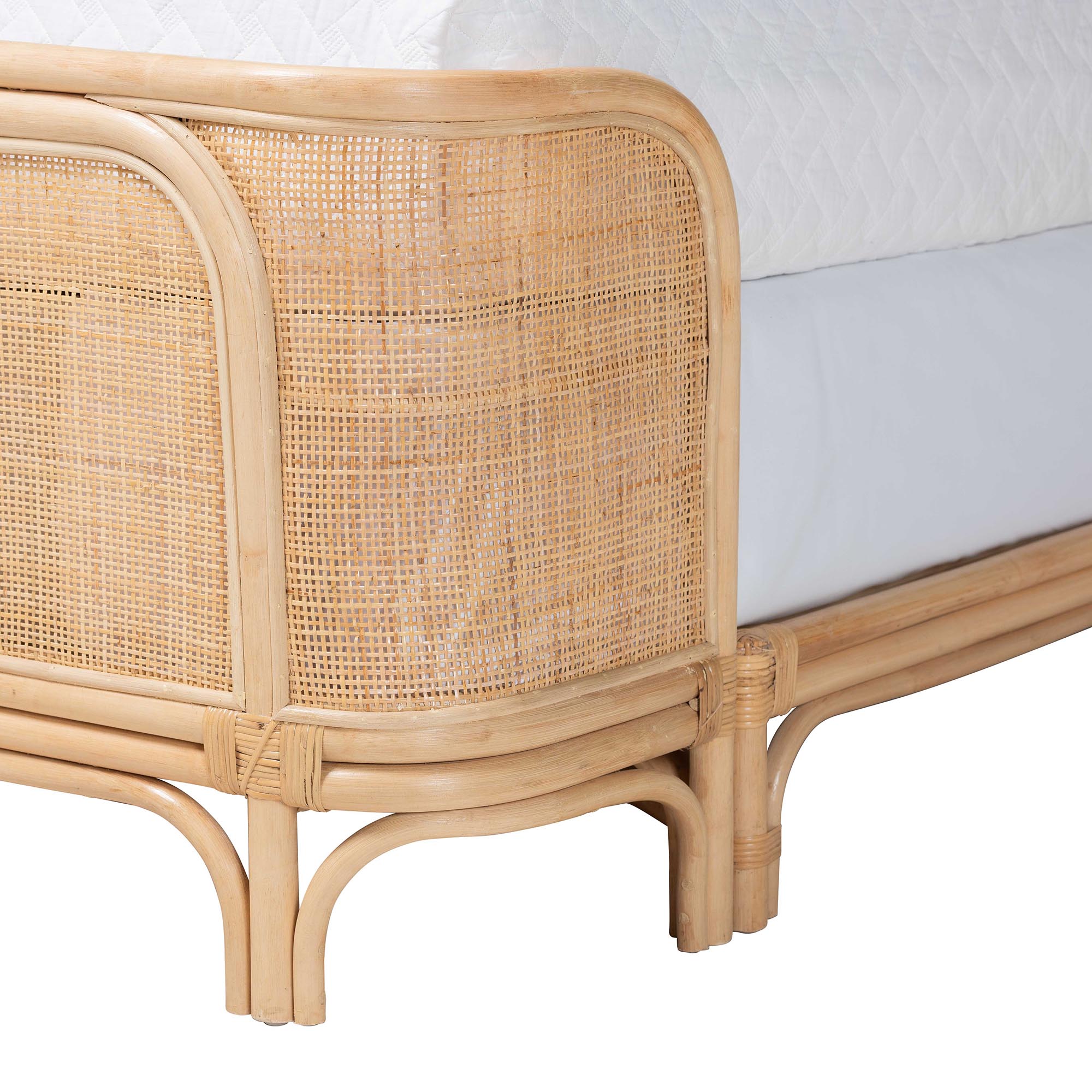 bali & pari pari Boho Bed, Queen, Natural