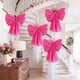 thumbnail image 4 of Lazo gigante de San Valentín para decorar paredes, puertas y ventanas | Grandes decoraciones románticas para fiestas, interiores y exteriores | Kit de decoración con lazo rosa y rojo DIY, 4 of 6