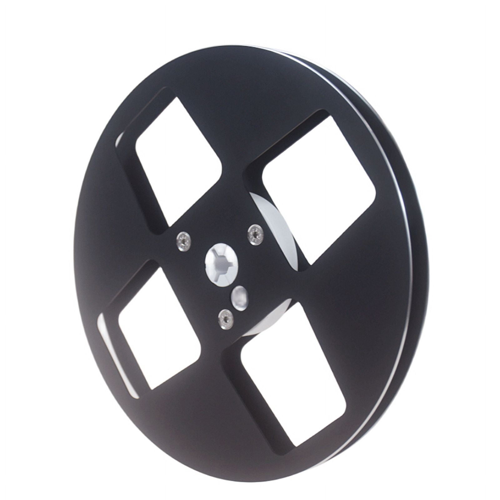 New 7In Light Metal Aluminum Take Up Reel for Reel to Reel Tape Recorders(Black)