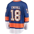 thumbnail image 3 of Men's Fanatics Pierre Engvall Blue New York Islanders Home Premier Breakaway Player Jersey, 3 of 3