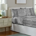 thumbnail image 3 of Pointehaven  Soft Cotton 180 GSM Deep Pocket Oversized Brushed Flannel Sheet Set Python Queen Animal Print Cabin & Lodge, 3 of 7