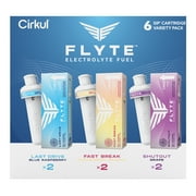 Cirkul Flyte Flavor Cartridge Variety Pack, 6-Pack (2 Last Drive, 2 Fast Break, 2 Shutout)