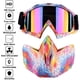 thumbnail image 3 of Gafas de motocicleta, máscara facial, casco desmontable, antivaho, a prueba de viento, gafas de bicicleta para postres, carreras todoterreno, se adapta a hombres y mujeres JAMW Sencillez, 3 of 5