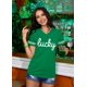 thumbnail image 4 of Camiseta ALIREVERIE Día de San Patricio para mujer, color trébol, talla XL, 4 of 7