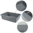 thumbnail image 4 of CadineUS  32L Plastic Commercial Utility Bus Box, Pack of 4 Plastic Rectangle Bus Tub, Grey, 4 of 6