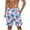 Light Blue, variant on Taqqpue Men's Swim Trunks Plus Size Hawaiian Beach Shorts Bathing Suits Casual Elastic Waist Drawstring Summer Shorts Printed Quick Dry Beach Board Shorts with Pockets S-5XL