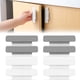 thumbnail image 5 of Monstrate Manijas autoadhesivas de amplia aplicación, multiusos, no deformantes, amigables para niños, para puerta, 8 pack/lote Decoración del hogar Negro+Café, 5 of 6