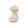 thumbnail image 6 of BLISSFUL STEP Women's Sandals Stiletto Heels Clear Strap High Heels Slides Sandals, 6 of 7