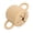 Beige, variant on Baby Silicone Snack Cup, Portable Spill-Proof Food Container with Dual Handles, Ginger, 350ml