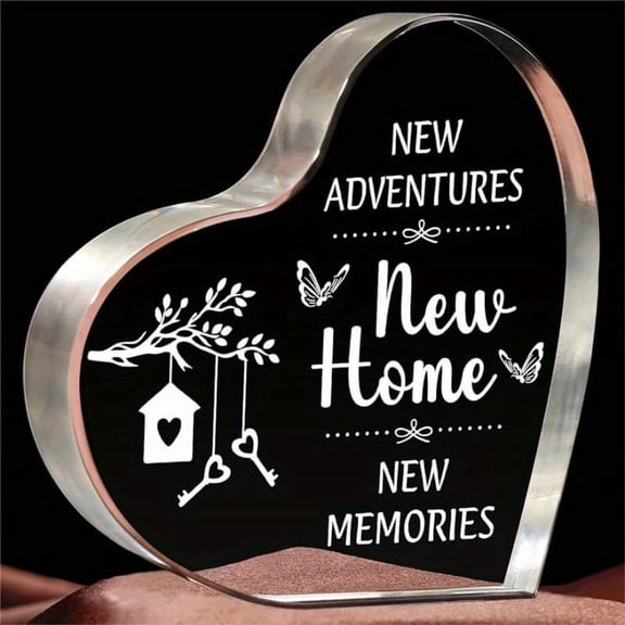 [ Acrylic Housewarming Gift] House Warming Gifts New Home Engraved Acrylic Plaque Perfect Housewarming Gift For New Home Women Couple Best New Home Gift Idea For Home
