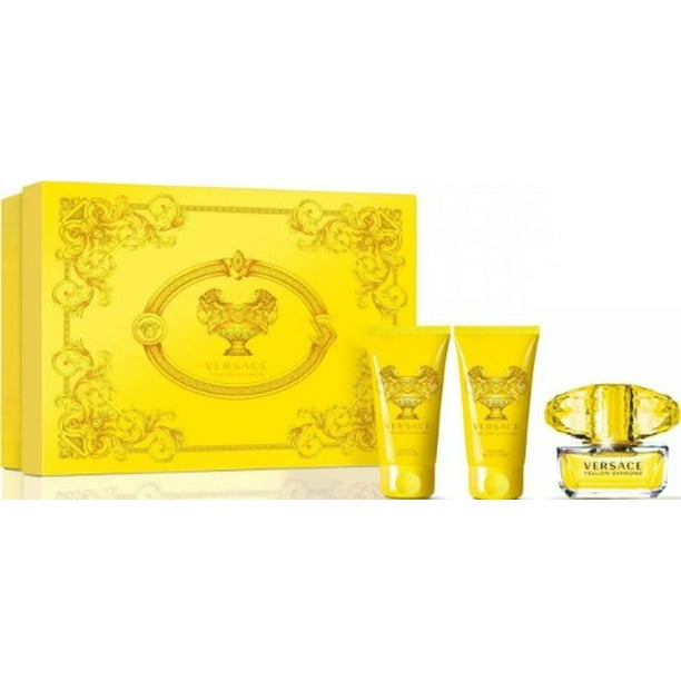 Versace - Versace Yellow Diamond Perfume Gift Set for Women, 3 Pieces ...