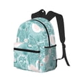 thumbnail image 2 of Picia Swan And Flowers4 Large Capacity Backpack Classic Style Backpack Casual Backpack Water-Resistant School Work Travel Outdoor Backpack, 2 of 8