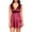 Hot Pink, variant on Lingerie for Women Nightdress for Relaxed Sleepwear with V Neck and Lace Detail Plus Size Sleepwear for Comfort and Hot Pink XL