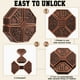 thumbnail image 5 of Rompecabezas de metal Wettarn, 9 unidades, para adultos, juegos acertijos, 5 of 6