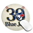 thumbnail image 3 of Toronto Baseball 30 Round Non-Slip Rubber 2 PCS 8in Mouse Pad 3mm Thick Polyester Surface for Office Gaming PC, Bluebird Mouse Pad LS316, 3 of 7