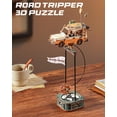 thumbnail image 3 of ROBOTIME Wooden 3D Puzzle, DIY Pendulum Toy Model Building Kits, Creative Toys for Home Decor, Gifts for Adults Teens(Road Tripper), 3 of 8