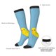thumbnail image 4 of Fotbe Cute Ducky Calcetas Divertidas Estampadas para Hombre y Mujer, Calcetas de Algodón hasta la Rodilla para Caminar, Correr, Enfermería y Embarazo, 4 of 6