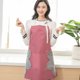 thumbnail image 5 of Delantal de cocina ajustable impermeable para hombres y mujeres con bolsillos, toallas, babero para cocinar, 5 of 7