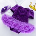 thumbnail image 5 of Godom Little Girls Dress Summer Cotton Backless High Low Hem Beach Casual Sundress Birthday Dress, 5 of 5