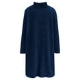 thumbnail image 5 of NMMUED Womens Sherpa Pullover Mock Neck Sweatshirt Women Fuzzy Sweatshirt Long Sweatshirts for Women Warm Sweatshirts for Women Womens Long Sleeve Tops Mock Turtleneck Sweatshirt Women Navy XL, 5 of 9