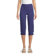 The Pioneer Woman Pull On Capri Pants with Tie Hem