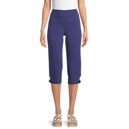 The Pioneer Woman Pull On Capri Pants with Tie Hem