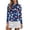 A-Navy644, variant on Bibifish Womens Tees Collared Half Zip Pickleball Dot Print Long Sleeve Sporty Tops Athletic Active Stretch Shirts