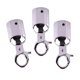 thumbnail image 2 of 6Pcs Silver 28mm Rope Barrier Stopper Cord End Caps Heavy Duty Hanging Hook with Self Closing Clasp, 2 of 5