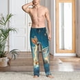 thumbnail image 2 of Sikiie Cute Angel Winged Rabbit Mens Pajama Pants Sleep & Lounge Pants, PJ Bottoms With elastic waistb and Pockets XX-Large, 2 of 6