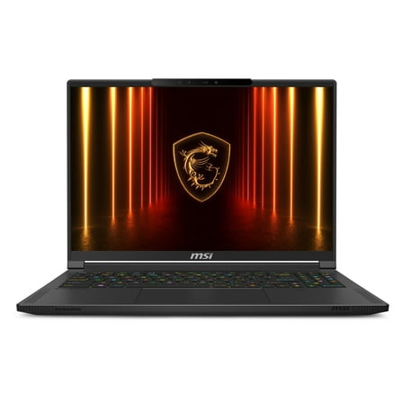 MSI Stealth A16 AI  16inch QHD  Gaming Laptop AMD Ryzen AI 9 HX 370 NVIDIA GeForce RTX 5070 Ti - 32GB DDR5 2TB SSD Core Black (2025)
