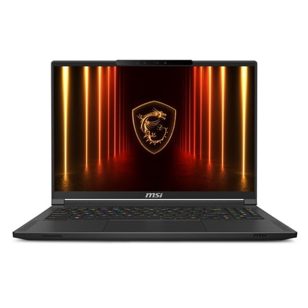 MSI Stealth A16 AI+ 16" Gaming Laptop, AMD Ryzen AI 9 HX 370, 32GB RAM, NVIDIA GeForce RTX 5070 Ti 12 GB, 2TB SSD, Windows 11 Pro, Stealth A16 AI+ A3XWHG-079US