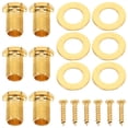 thumbnail image 1 of CRILSTYLEO 6Jgo Tornillos Dorados Para Afinador De Guitarra Acústica Con Arandelas Y Tuercas De Fijación, 1 of 5