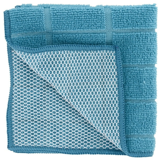 Dish Cloths for Washing Dishes Teal Kitchen Cloths Cleaning Cloths 12