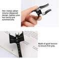 thumbnail image 4 of Hair Clips for Styling Sectioning Butterfly Hair Clamps Claw Clips Pro Salon Hair Clips for Cutting, Coloring Hair Styling Butterfly Clips Hair Accessories for Women Girls-Black White Purple, 4 of 5