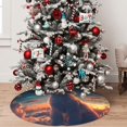 thumbnail image 5 of Yiaed Starry Sky Cloud Puppy Print Christmas Tree Skirt , Tree SkirtsTree Mat for Christmas Winter Holiday Indoor Decorations-36", 5 of 7