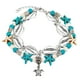 thumbnail image 1 of Tobillera con perlas y estrella para mujer, joya de regalo con personalidad, 1 of 8