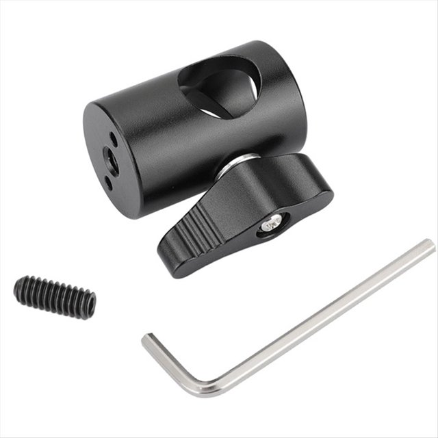 Adaptador de Cabezal de Trípode de 16 mm con Rosca de 1/4 de Pulgada para Monitor, Linterna y Trípode de Cámara DSLR.