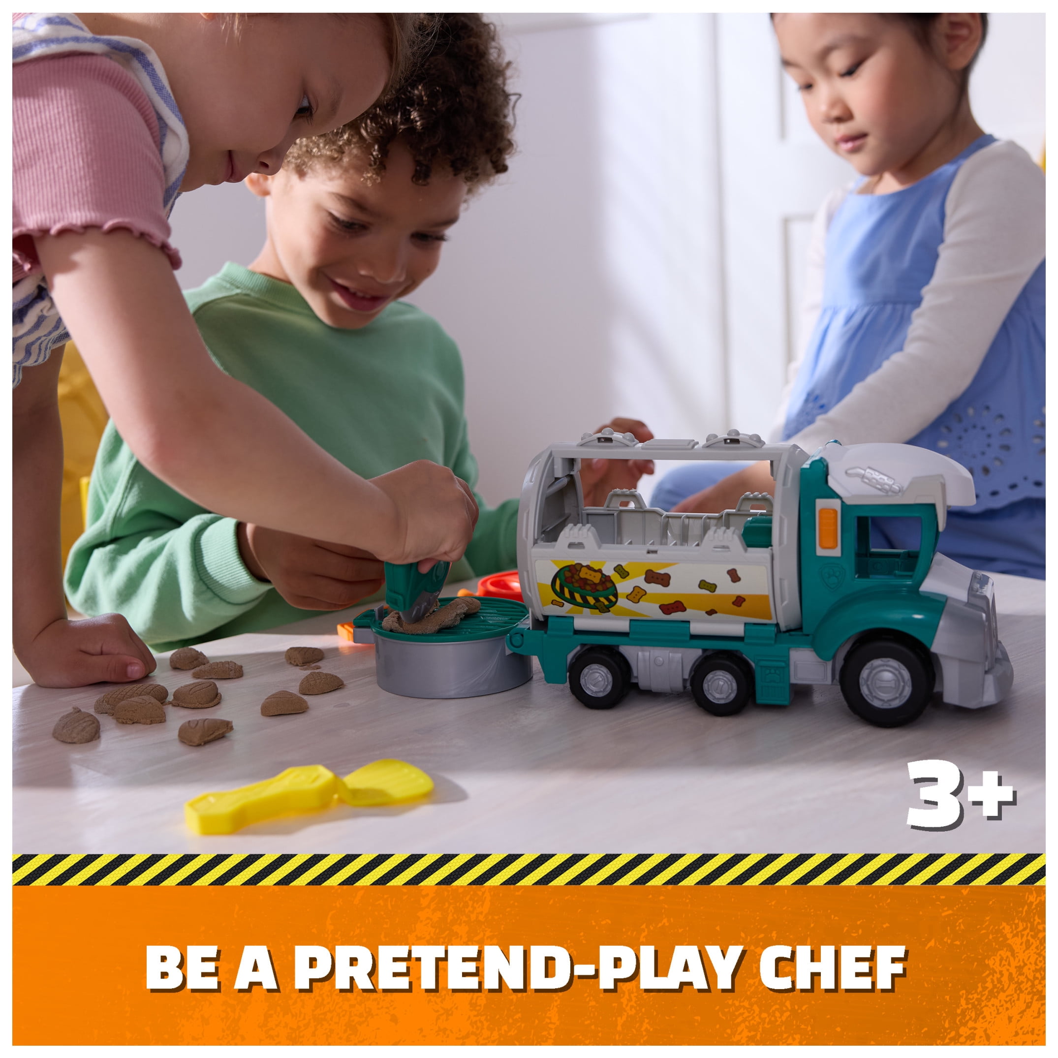 Rubble & Crew, Growlin’ Grub Food Truck Vehicle with Figure, for Ages 3 and up