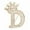 Gold-D, variant on Fashion Crown 26 Initial Letters A to Z Crystal Rhinestone Brooch Pins Women@-Gold-Z