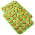 thumbnail image 2 of Set of 2 Non-Stick Silicone Muffin Pans - BPA-Free Material - 24-Cupcake Tray - Safe and Versatile Cake Molds for Effortless Release - Dishwasher Friendly, 2 of 8