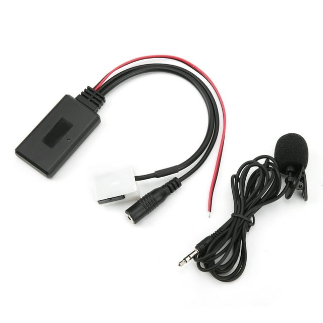 Adaptador de audio con cable auxiliar Bluetooth 5.0 con micrófono de repuesto manos libres para A4 B7 TTs TT A8 R8 A3 Jadeshay A