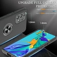 thumbnail image 2 of Galaxy A53 5G Case, Samsung Galaxy A53 5G Case with HD Screen Protector, [Military Grade] Shockproof Protection Case with 360° Magnetic Built-in Ring Kickstand Case for Samsung A53 5G, Black, 2 of 7