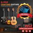 thumbnail image 7 of Pyle Beginner Acoustic Guitar Kit, 3/4 Junior Size All Wood Instrument for Kids, Adults, 36" Sunburst Teardrop Matte, 7 of 7