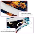 thumbnail image 3 of Starry Sky Sunflower Butterfly Swim Suit Women Bikini Set Detachable Sponge Adjustable Strap Two-Pack Swim Wear, 3 of 6