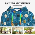 thumbnail image 4 of Easygdp Owls And Trees Womens Casual Hoodies Sweatshirts Long Sleeve Pullover Fall Pullover Tops Outfits Winter Clothes-XX-Large, 4 of 7