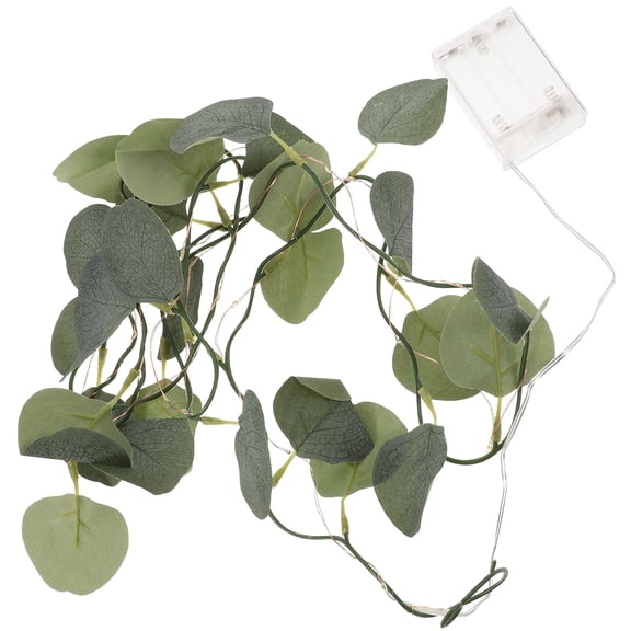 Troglfold leaf lamp Led Light String Eucalyptus Shape 20-LED Light String Simulated Rope Light,78.74"X1.97"X1.18"