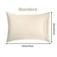 thumbnail image 5 of 2pcs Long-staple cotton Pillowcase Thick Pillowcase Soft Pillowcases Beige Standard, 5 of 6