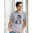 thumbnail image 2 of Bulldog Boxer T-Shirt Men -Smartprints Designs, Male Medium, 2 of 4