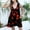 Black#2, variant on Viikei Dresses for Women Summer Casual Boho Dress,Women's Tie Printed Casual Loose Pleated Sleeveless V-neck Dress with Pockets Multicolor S